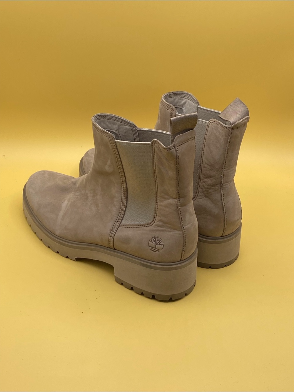Timberland Women’s Lace-Up Lug Boots — Beige - Picture 3 of 4